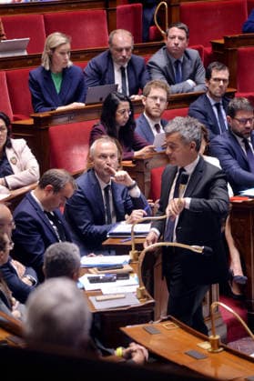Session of Questions to The Government - Paris Gérald Darmanin, Minister of Justice during a question session to the government national assembly Paris 09 June 2026 Photo by Karim Ait Adjedjou ABACAPRESS.COM Paris Ile-de-France France  Copyright: xAitxAdjedjouxKarim ABACAx