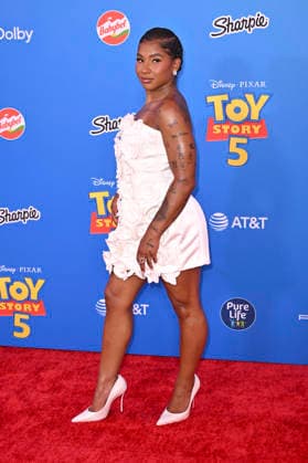 Jordan Chiles bei der Weltpremiere des Animationsfilms Toy Story 5 im Dolby Theatre. Los Angeles, 09.06.2026 *** Jordan Chiles at the world premiere of the animated film Toy Story 5 at the Dolby Theatre Los Angeles, 09 06 2026 Foto:xD.xStarbuckx xFuturexImagex toy_story_6358