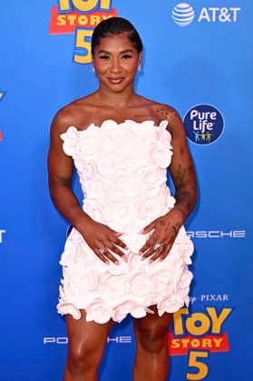 Jordan Chiles bei der Weltpremiere des Animationsfilms Toy Story 5 im Dolby Theatre. Los Angeles, 09.06.2026 *** Jordan Chiles at the world premiere of the animated film Toy Story 5 at the Dolby Theatre Los Angeles, 09 06 2026 Foto:xD.xStarbuckx xFuturexImagex toy_story_6360