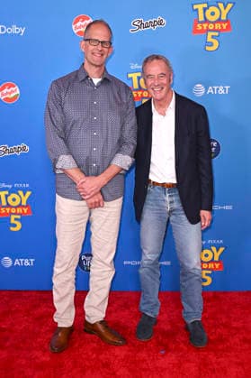 Pete Docter und Jim Morris bei der Weltpremiere des Animationsfilms Toy Story 5 im Dolby Theatre. Los Angeles, 09.06.2026 *** Pete Docter and Jim Morris at the world premiere of the animated film Toy Story 5 at the Dolby Theatre Los Angeles, 09 06 2026 Foto:xD.xStarbuckx xFuturexImagex toy_story_6367