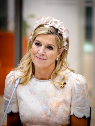 10-06-2026 Queen Maxima and Elke Budenbender visited the International Criminal Court in The Hague on the 2nd day of the 3 day statevisit to the Netherlands. Â  Copyright: xPPEx