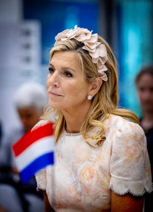 10-06-2026 Queen Maxima and Elke Budenbender visited the International Criminal Court in The Hague on the 2nd day of the 3 day statevisit to the Netherlands. Â  Copyright: xPPEx