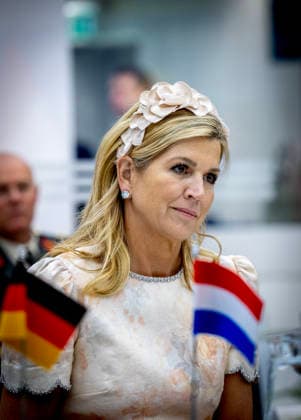 10-06-2026 Queen Maxima and Elke Budenbender visited the International Criminal Court in The Hague on the 2nd day of the 3 day statevisit to the Netherlands. Â  Copyright: xPPEx