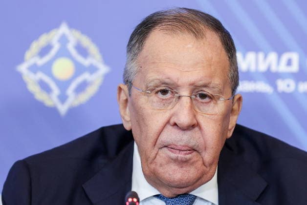 RUSSIA, KAZAN - JUNE 10, 2026: Sergei Lavrov, Foreign Minister of Russia, attends press briefing following a meeting of the CSTO (Collective Security Treaty Organisation) Council of Foreign Ministers. Yegor Aleyev TASS  93624905