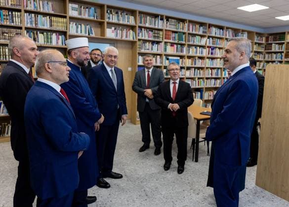 Turkish Foreign Minister Fidan visits Bulgaria SOFIA, BULGARIA - JUNE 10: Turkish Foreign Minister Hakan Fidan visits and inspects the shared building of the Sofia Higher Islamic Institute and Sofia Theology High School during his visit to Sofia, Bulgaria, on June 10, 2026. Murat Gok Anadolu Sofia Bulgaria. Editorial use only. Please get in touch for any other usage.  Copyright: x2026xAnadoluxMuratxGokx