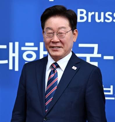 European Union (EU) - Republic of Korea Summit in Brussels BRUSSELS, BELGIUM - JUNE 10: South Korean President Lee Jae-myung attends the opening of the European Union (EU) - Republic of Korea Summit in Brussels, Belgium, on June 10, 2026. Dursun Aydemir Anadolu Brussels Belgium. Editorial use only. Please get in touch for any other usage.  Copyright: x2026xAnadoluxDursunxAydemirx