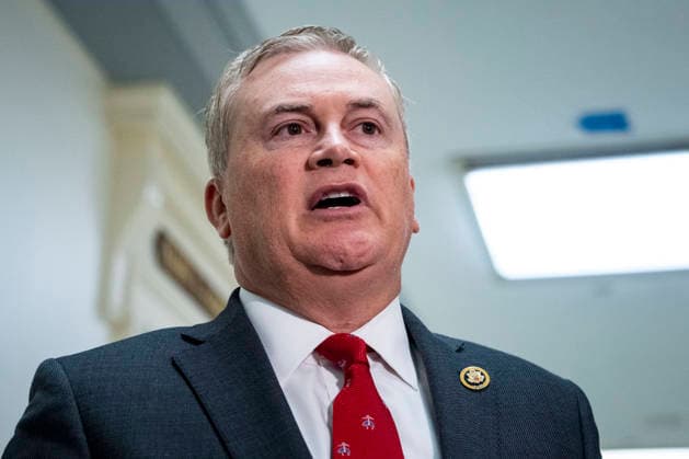 Chair of the House Oversight Committee James Comer, R-KY, speaks to the press before a closed-door interview with Microsoft Co-Founder Bill Gates on Capitol Hill in Washington, DC on Wednesday, June 10, 2026. The committee is continuing to hold closed-door interviews as part of their investigation into convicted sex offender Jeffrey Epstein.  WAP20260610309 BONNIExCASH
