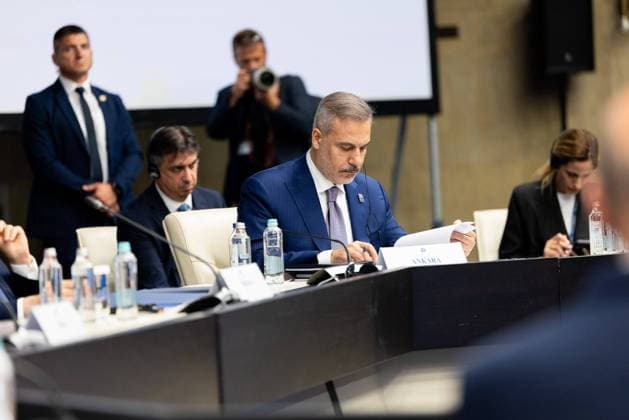 Turkish Foreing Minister Hakan Fidan SOFIA, BULGARIA - JUNE 10: Turkish Foreign Minister Hakan Fidan attends the South-East European Cooperation Process (SEECP) Summit in Sofia, Bulgaria on June 10, 2026. Murat Gok Anadolu Sofia Bulgaria. Editorial use only. Please get in touch for any other usage.  Copyright: x2026xAnadoluxMuratxGokx