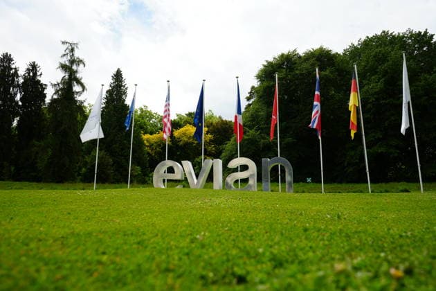 News Bilder des Tages Evian-les-Bains makes final preparations ahead of upcoming G7 summit EVIAN-LES-BAINS, FRANCE - MAY 18: A view from the Hotel Royal, the venue for the upcoming G7 summit, as the French lakeside resort of Evian-les-Bains makes final preparations to host leaders of the Group of Seven (G7) nations in Evian-les-Bains, France, on June 10, 2026. The summit, scheduled for June 15-17 on the shores of Lake Geneva, will bring together the heads of state and government of Canada, France, Germany, Italy, Japan, the United Kingdom, and the United States, alongside senior representatives of the European Union. Stringer Anadolu Evian-les-Bains France. Editorial use only. Please get in touch for any other usage.  Copyright: x2026xAnadoluxStringerx