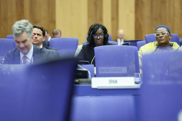June 10, 2026, New York, New York, USA: LAKIESHA HAWKINS, Acting Deputy Associate Administrator for NASAÃ¢â‚¬â ¢s Exploration Systems Development Mission Directorate, speaks during the opening day of the 69th session of COPUOS. HAWKINS discussed NASAÃ¢â‚¬â ¢s Artemis campaign, including the planned Artemis III and Artemis IV missions, highlighting international cooperation, the role of UNOOSA and future human exploration of the Moon. New York USA  - ZUMAo116 20260610_znp_o116_007 Copyright: xBiancaxOterox