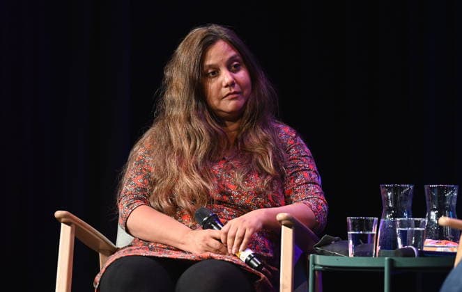 Autorin Mithu Sanyal spricht auf der Phil.Cologne, ein internationales Fest für Philosophie *** Author Mithu Sanyal speaks at Phil Cologne, an international festival of philosophy