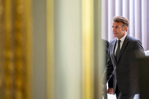 Emmanuel Macron at a meeting with the G7 Engament Groups - Paris French President Emmanuel Macron arrives for a meeting with the G7 Engament Groups at the Elysee Palace, French Presidential Palace, in Paris, on June 10, 2026. Photo by Eliot Blondet ABACAPRESS.COM Paris France France  Copyright: xBlondetxEliot ABACAx