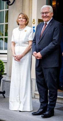 10-06-2026 Contra Federal President of Germany Frank-Walter Steinmeier and Elke Budenbender visited a musical performance and a reception at the residence of the German Ambassador in The Hague on the 2nd day of the 3 day statevisit to the Netherlands. Â  Copyright: xPPEx
