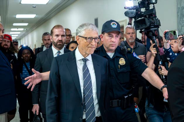 Microsoft Co-Founder Bill Gates departs a closed-door interview with the House Oversight Committee Committee on Capitol Hill in Washington, DC on Wednesday, June 10, 2026. The committee is continuing to hold closed-door interviews as part of their investigation into convicted sex offender Jeffrey Epstein.  WAP20260610320 BONNIExCASH