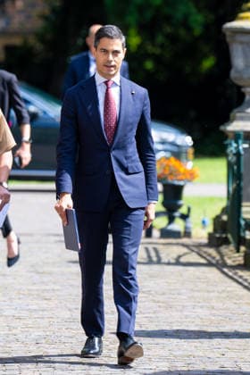 Dutch Royals receive Germany for state visit, day 2, The Hague, Netherlands - 10 Jun 2026 Prime Minister Rob Jetten during a government lunch in The Hague, during the state visit from the German Federal President to the Netherlands. The Hague The Netherlands  Copyright: xMischaxSchoemakerx