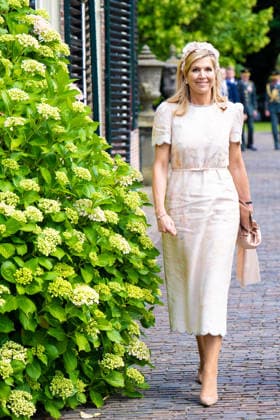 Dutch Royals receive Germany for state visit, day 2, The Hague, Netherlands - 10 Jun 2026 Queen Maxima during a government lunch in The Hague, during the state visit from the German Federal President to the Netherlands. The Hague The Netherlands  Copyright: xMischaxSchoemakerx
