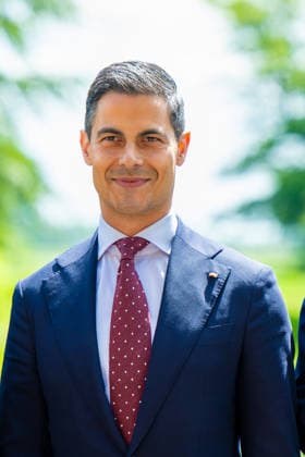 Dutch Royals receive Germany for state visit, day 2, The Hague, Netherlands - 10 Jun 2026 Prime Minister Rob Jetten during a government lunch in The Hague, during the state visit from the German Federal President to the Netherlands. The Hague The Netherlands  Copyright: xMischaxSchoemakerx