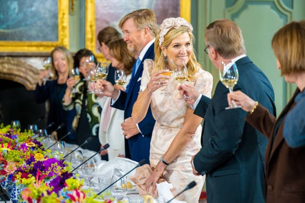 Dutch Royals receive Germany for state visit, day 2, The Hague, Netherlands - 10 Jun 2026 Queen Maxima during a government lunch in The Hague, during the state visit from the German Federal President to the Netherlands. The Hague The Netherlands  Copyright: xMischaxSchoemakerx