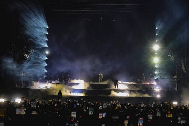IPA85558957 - Rome Achille Lauro in concert as part of the tour - COMUNI IMMORTALI - STADI 2026 at the Stadio Olimpico in Rome Sold out in the photo ¢ Achille Lauro  Copyright: xbbrx xx 85558957