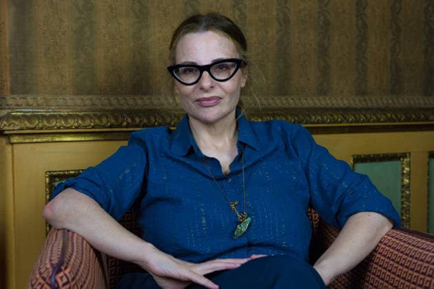 IPA85559214 - Turin, Italy. June 10, 2026. Italian writer Teresa Ciabatti is a guest of the Circolo dei Lettori as a shortlisted author for the Strega Prize (Premio Strega) literary award  Copyright: xMarcoxDestefanisx xx 85559214