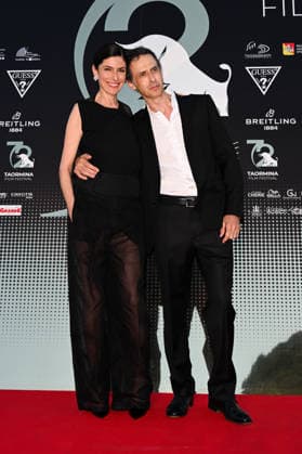 IPA85560596 - Taormina, 72nd Taormina Film Fest 2026 Day 1, red carpet. Pictured: Anna Valle, Ulisse Lendaro  Copyright: xManuelexMangiarottix xDxAvanzo Mangiarottix 85560596