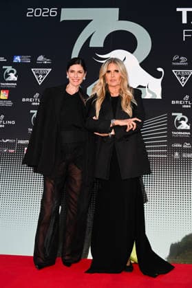 IPA85560617 - Taormina, 72nd Taormina Film Fest 2026 Night 1, red carpet. Pictured: Anna Valle, Tiziana Rocca  Copyright: xManuelexMangiarottix xDxAvanzo Mangiarottix 85560617