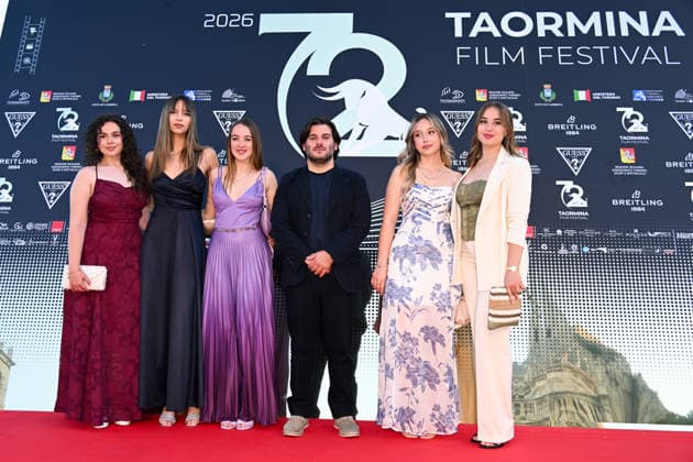 IPA85560882 - Taormina, 72nd Taormina Film Fest 2026 Day 1, red carpet. Pictured: Cast of *Islands Without a Sea*  Copyright: xManuelexMangiarottix xDxAvanzo Mangiarottix 85560882