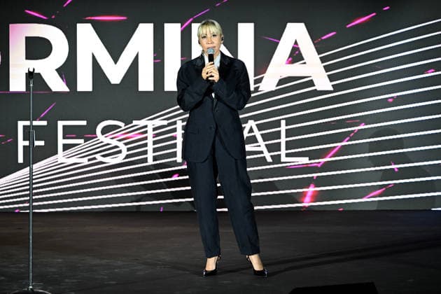 IPA85562051 - Taormina, 72nd Taormina Film Fest 2026 Night 1, Awards Ceremony Pictured: Malika Ayane  Copyright: xMaurizioxD avanzox xDxAvanzo Mangiarottix 85562051