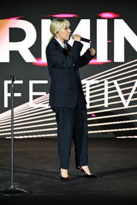 IPA85562058 - Taormina, 72nd Taormina Film Fest 2026 Night 1, Awards Ceremony Pictured: Malika Ayane  Copyright: xMaurizioxD avanzox xDxAvanzo Mangiarottix 85562058