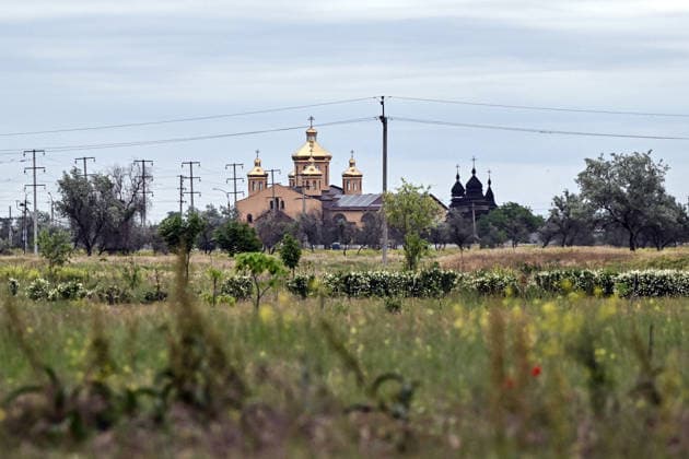 RECORD DATE NOT STATED The Basilian Monastery of Saint Volodymyr the Great of the Ukrainian Greek Catholic Church in the frontline city of Kherson, Ukraine, on June 3, 2026. The Russian army attacks the city daily with FPV drones and other unmanned aerial vehicles, deliberately terrorizing civilians. Russian forces conduct hunts for local residents, tracking them with FPV drones and _drop_ping explosives. Police officers, medics, public transport, vehicles, and urban infrastructure are also targeted (Photo by Dmytro Smolienko Ukrinform) Life under shelling in frontline Kherson  Copyright: xDmytroxSmolienkox