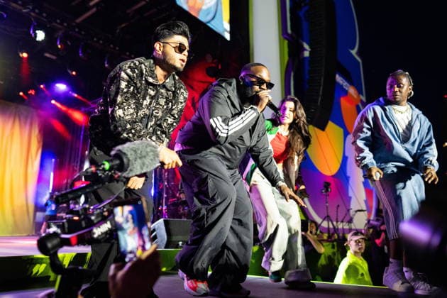 June 10, 2026, Toronto, On, Canada: Sanjoy, Vegedream, Nora Fatehi, and Rayvanny perfom at the FIFA World Cup 2026 Countdown Concert at the FIFA Fan Festival in Toronto on Wednesday, June 10, 2026. Toronto Canada  - ZUMAc35_ 20260610_zaf_c35_225 Copyright: xArlynxMcadoreyx
