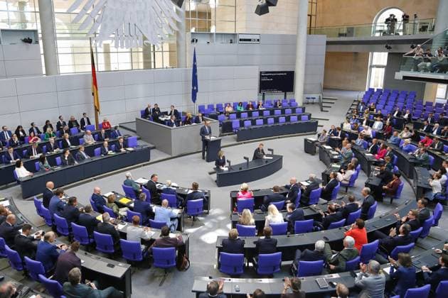 Berlin, Deutschland, 11.06.2026: Deutscher Bundestag: 83. Bundestagssitzung: Bundeskanzler Friedrich Merz (CDU) bei Abgabe einer Regierungserklärung *** Berlin, Germany, 11 06 2026 German Bundestag 83 Bundestag session Federal Chancellor Friedrich Merz CDU delivering a government statement Copyright: xdtsxNachrichtenagenturx dts_122399