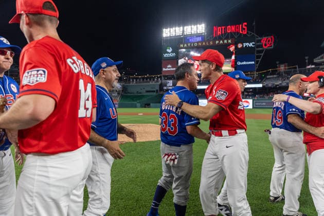 Congressional Baseball Game in Washington, DC WASHINGTON, DC, UNITED STATES - JUNE 10: Congressional Republicans and Democrats shake hands following the Congressional Baseball Game at Nationals Park in Washington, DC, United States, on June 10, 2026. Nathan Posner Anadolu Washington, DC United States. Editorial use only. Please get in touch for any other usage.  Copyright: x2026xAnadoluxNathanxPosnerx