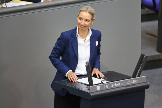 Berlin, Deutschland, 11.06.2026: Deutscher Bundestag: 83. Bundestagssitzung: Alice Weidel (AfD) antwortet auf die Regierungserklärung des Kanzlers *** Berlin, Germany, 11 06 2026 German Bundestag 83 Bundestag session Alice Weidel AfD responds to the Chancellors government statement Copyright: xdtsxNachrichtenagenturx dts_122406