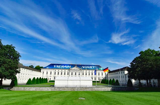 Arts, Berlin, Pop-up-Galerie Freiraum Kunst – Akademie der Künste goes Bellevue Temporaer Kunst im Schloss Bellevue vor Sanierungsstart *** Temporary art at Bellevue Palace before renovation begins