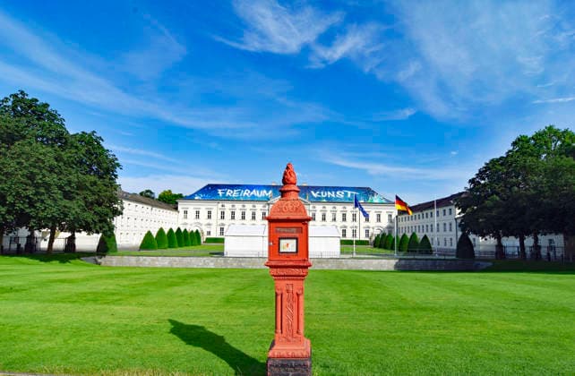 Arts, Berlin, Pop-up-Galerie Freiraum Kunst – Akademie der Künste goes Bellevue Temporaer Kunst im Schloss Bellevue vor Sanierungsstart *** Temporary art at Bellevue Palace before renovation begins
