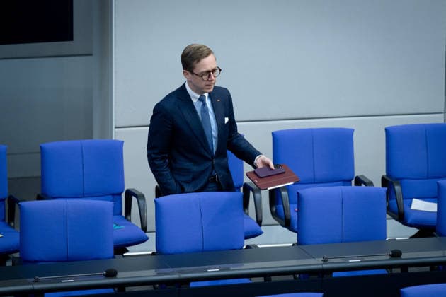 Bundestag, Philipp Amthor Reichstagsgebäude, Bundestag, Sitzungswoche, Philipp Amthor, CDU Berlin Berlin GER *** Bundestag, Philipp Amthor Reichstag building, Bundestag, session week, Philipp Amthor, CDU Berlin Berlin GER