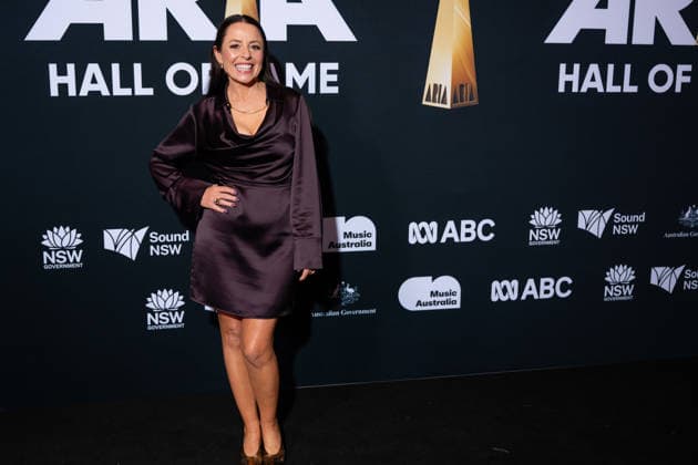 ARIA AWARDS HALL OF FAME, Myf Warhurst during a 2026 ARIA awards Hall of fame event at Carriageworks, in Sydney, Thursday, June 11, 2026. ( NO ARCHIVING  Copyright: xSARAHxWILSONx 20260611169096989391
