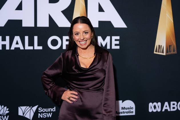 ARIA AWARDS HALL OF FAME, Myf Warhurst during a 2026 ARIA awards Hall of fame event at Carriageworks, in Sydney, Thursday, June 11, 2026. ( NO ARCHIVING  Copyright: xSARAHxWILSONx 20260611150423598526