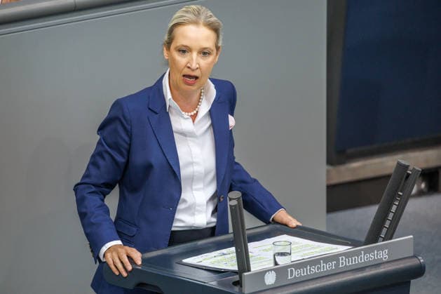 Bundestag Alice Weidel (AfD) im Deutschen Bundestag am 11.06.26 in Berlin. Berlin Berlin Deutschland Bundestag *** Bundestag Alice Weidel AfD in the German Bundestag on 11 06 26 in Berlin Berlin Berlin Germany Bundestag
