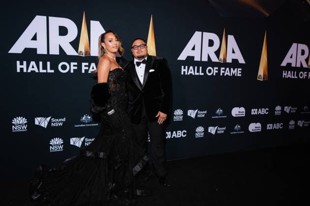 ARIA AWARDS HALL OF FAME, DJ Neitjah and Dimes Atlas during a 2026 ARIA awards Hall of fame event at Carriageworks, in Sydney, Thursday, June 11, 2026. ( NO ARCHIVING  Copyright: xSARAHxWILSONx 20260611176324674716