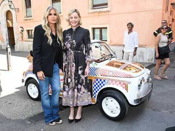 IPA85571532 - Taormina, 72nd Taormina Film Fest 2026 Day 2 Abbie Cornish™s photocall In the photo: Abbie Cornish, Tiziana Rocca  Copyright: xMaurizioxD Avanzox xDxAvanzo Mangiarottix 85571532