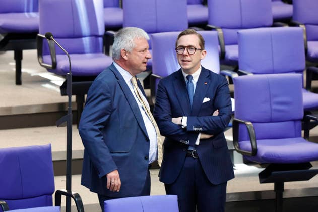 Philipp Amthor in der 83. Sitzung des 21. Deutschen Bundestages im Reichstagsgebäude. Berlin, 11.06.2026 *** Philipp Amthor at the 83rd session of the 21 German Bundestag in the Reichstag building Berlin, 11 06 2026 Foto:xR.xSchmiegeltx xFuturexImagex bundestagssitzung83_6604