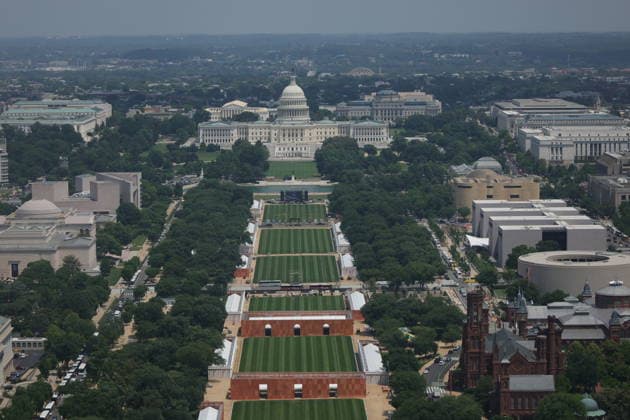 Washington DC June 10 : The National Mall will be home to a FIFA World Cup 2026 Fan Zone Viewing Party on June 10, 2026 Copyright: xmpi34x xMediaPunchx