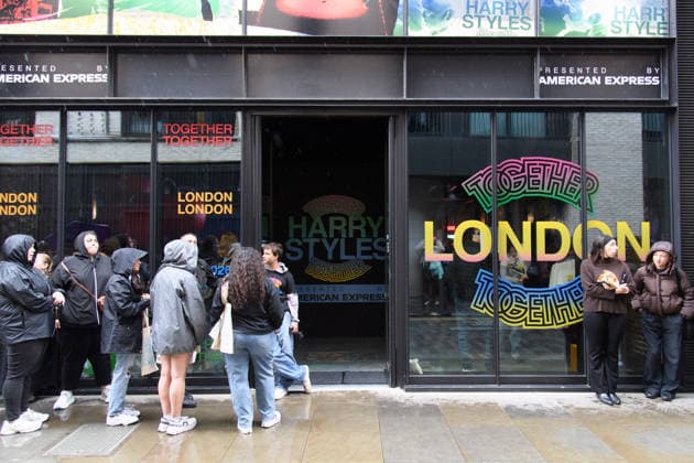 Harry Styles Popup Shop Launch at Borough Yards, London, UK - 11 June 2026 Fans queue up and pose for photos at the launch of Harry Styles Popup shop in Borough Yards, London, England, UK on Thursday 11 June 2026 ahead of the singer s first show at Wembley Stadium on Friday 12th June and will run throughout his 12 date residency at Wembley Stadium as part of his Together, Together World Tour., Credit:Justin Ng Avalon UK, England, London, Borough Yards  Copyright: xJustinxNgx xAvalonx 1109468079