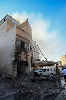 (260611) -- HAMAD, June 11, 2026 -- This photo taken on June 11, 2026 shows a damaged house caused by falling debris from intercepted Iranian drones in Hamad Town, Bahrain. An 11-year-old girl sustained minor injuries after debris from intercepted Iranian drones fell in Bahrain, damaging some houses, said Thursday. Iran s Islamic Revolution Guard Corps said Thursday it had launched attacks on U.S. military bases in Jordan, Kuwait and Bahrain in retaliation for U.S. strikes. ( Handout via Xinhua) BAHRAIN-IRANIAN ATTACK-INTERCEPTION-AFTERMATH Bahrain sxInteriorxMinistry 