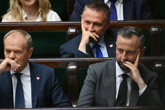 RECORD DATE NOT STATED 10.06.2026 WARSZAWA SEJM RP Warsaw 10 06 2026 59th session of the Sejm of the 10th term - Polish Parliament DEBATA I GLOSOWANIE NAD WOTUM NIEUFNOSCI DLA MINISTRA MSWIA MARCINA KIERWINSKIEGO DEBATE AND VOTE ON THE NO-CONFIDENCE MOTION FOR THE MINISTER OF THE INTERIOR MARCIN KIERWINSKI N Z DONALD TUSK WLADYSLAW KOSINIAK KAMYSZ MARCIN KIERWINSKI RZAD FOT DAMIAN BURZYKOWSKI NEWSPIX.PL NEWSPIX.PL --- newspix.pl 