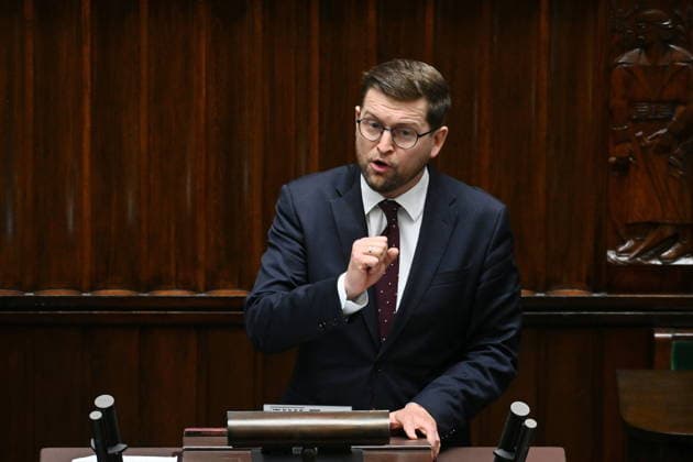 RECORD DATE NOT STATED 10.06.2026 WARSZAWA SEJM RP Warsaw 10 06 2026 59th session of the Sejm of the 10th term - Polish Parliament DEBATA I GLOSOWANIE NAD WOTUM NIEUFNOSCI DLA MINISTRA MSWIA MARCINA KIERWINSKIEGO DEBATE AND VOTE ON THE NO-CONFIDENCE MOTION FOR THE MINISTER OF THE INTERIOR MARCIN KIERWINSKI N Z ANDRZEJ SLIWKA FOT DAMIAN BURZYKOWSKI NEWSPIX.PL NEWSPIX.PL --- newspix.pl 