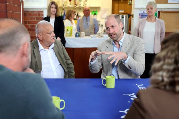 . 11 06 2026. KingÕs Lynn, United Kingdom. Prince William during a visit to a local mental health charity in KingÕs Lynn, United Kingdom  xPoolx xi-Imagesx IIM-26825-0003