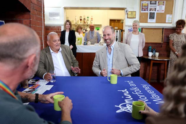 . 11 06 2026. KingÕs Lynn, United Kingdom. Prince William during a visit to a local mental health charity in KingÕs Lynn, United Kingdom  xPoolx xi-Imagesx IIM-26825-0005